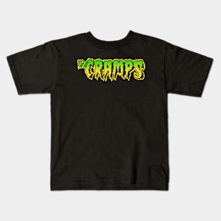 Cat In Cramps Town Kids T-Shirt